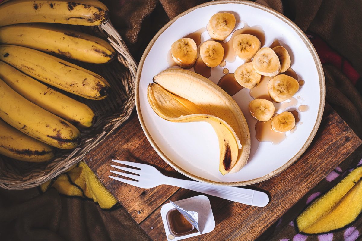 banana matura come alternativa per sostituire lo zucchero