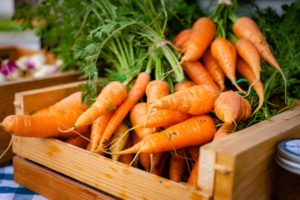 carote da utilizzare nella ricetta della vellutata di carote e zenzero